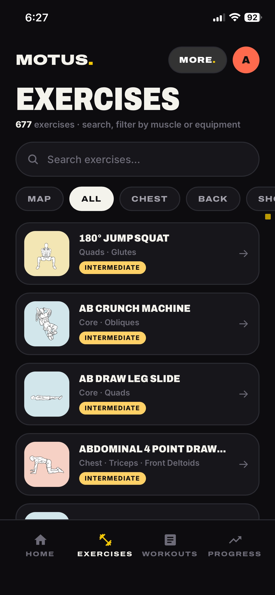 MOTUS:Exercise
